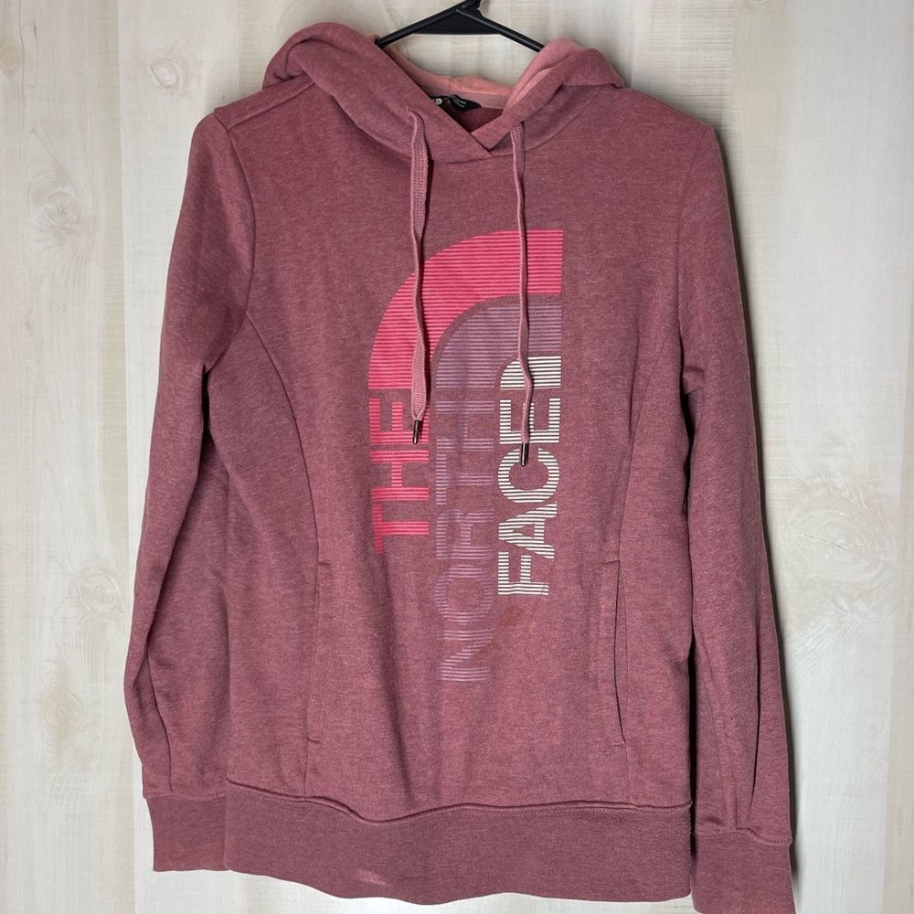 The North Face sweatshirt hoodie dusty pink‎ long sleeve, size small